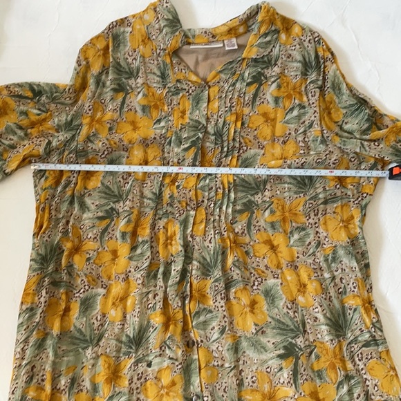 Anna Maxwell Floral Maxi Dress Size 30W - Picture 7 of 10